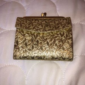 Rolfs vintage retro gold wallet